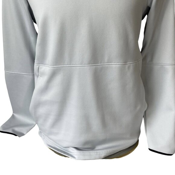 Under Armour Mens Hoodie Sweatshirt Light Gray High Neck Size Small - Picture 5 of 9